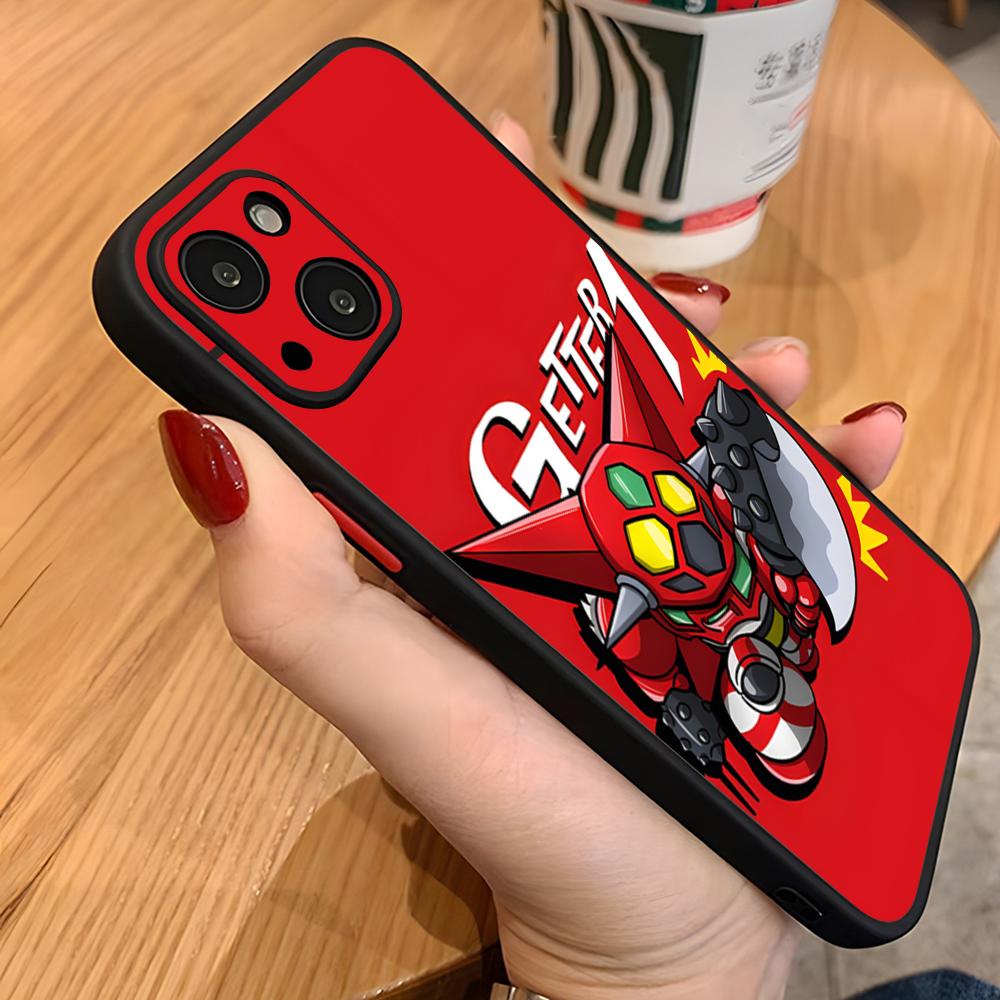 Getter Robo Phone Case For IPhone 17 16 15 Pro Max 14 Pro 1613 11 12 Mini Xs Xr Plus Se Matte Back Cover