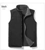 Men's Double-Sided Polar Fleece Vest - Autumn/Winter Outdoor Sleeveless Jacket for Middle-Aged and Elderly