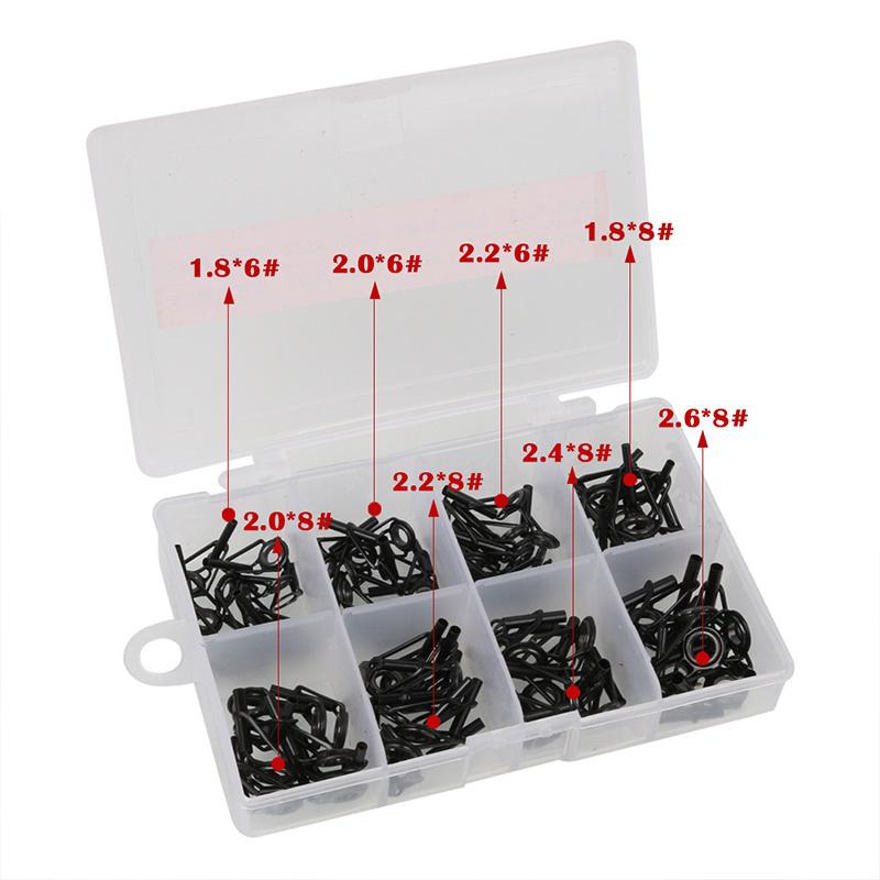 SOUGAYILANG 80 PCS Fishing Rod Guide In Different Sizes Fishing Rod Tools Accessories Fishing Gear