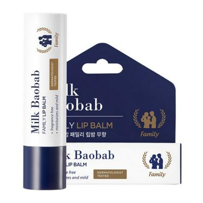 Milk Baobab Family Lip Balm 3.5g, Unscented, 1 Piece