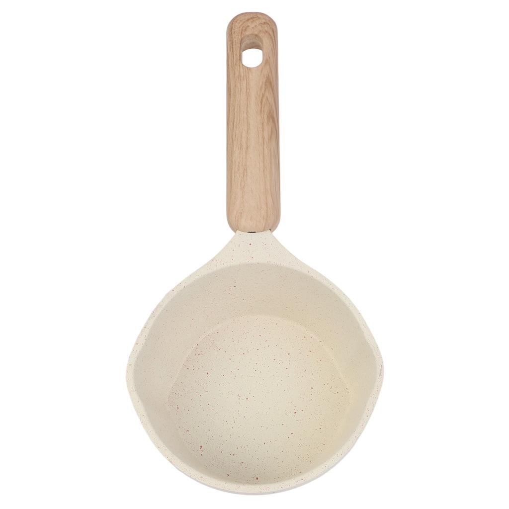 Utmärkt för köksanvändning Gjutaluminium Hot Pot Design med handtag av bokträ Gjutaluminiumkastrull Non-stick kokkärl