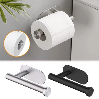 Toilettenpapierhalter ohne Bohren, SUS304 Edelstahl, selbstklebend, Wandmontage, Taschentuchrollenspender für Badezimmer und Küche