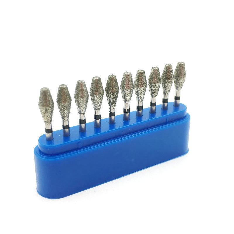 10 sztuk / pudło Dental FG wiertła diamentowe szybka rękojeść polerowanie produkt wybielający narzędzie dentysty EX-12S