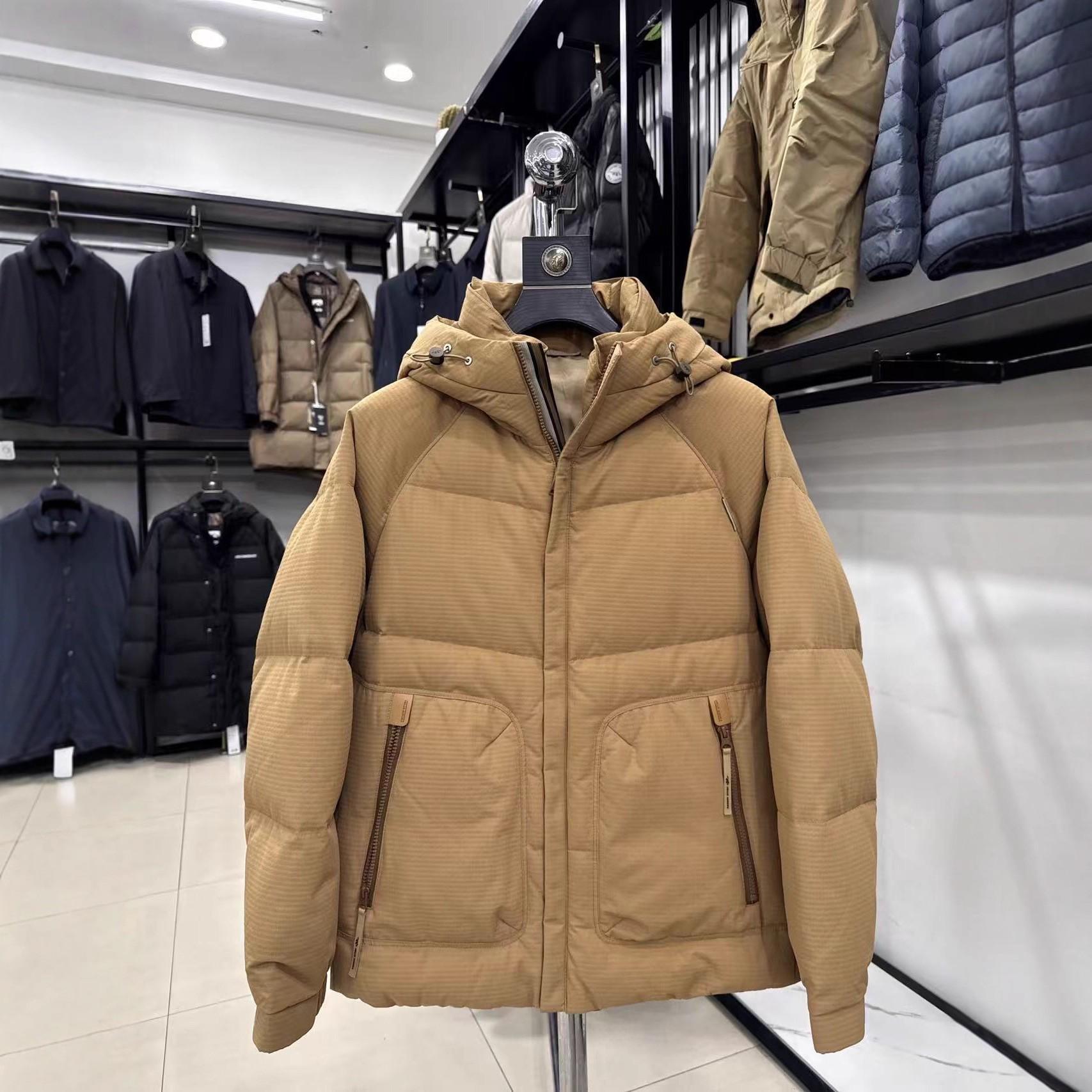 

Sea Scissors Men s Winter Down Jacket - 90% Goose Down, Thick, Warm, and Fashionable (4Y158A) 170 cm (115-130 jin)