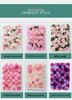 Qixi Festival Rose Flower Wall: Simulated Floral Background for Photography, Indoor Decor, and Wedding Celebrations