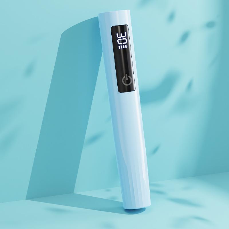 

Мини портативная УФ-лампа для ногтей, УФ-лампа для гелевых ногтей со светодиодным дисплеем, маленькая портативная лампа для светотерапии ногтей синий