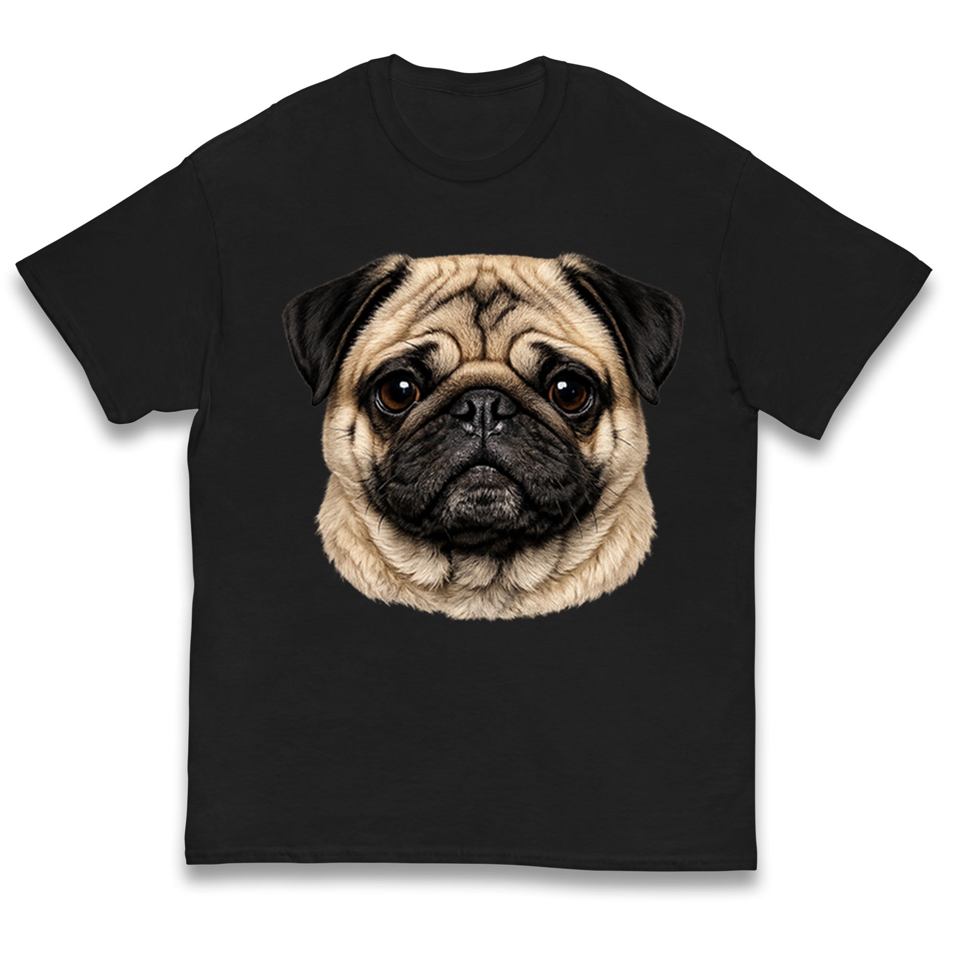 Pug Face Kids T Shirt 100