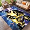 Black Adam Print Rug, Washable Floor Carpet, For Entryway Dorm Laundry Room Office Study, Home Decor Birthday Christmas Gift