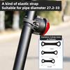 Bike Reflective Tail Light for AirTag Locator Mount Universal MTB Road Mountain Bicycle Saddle Reflector Rear Lamp Holder Bike Accessories