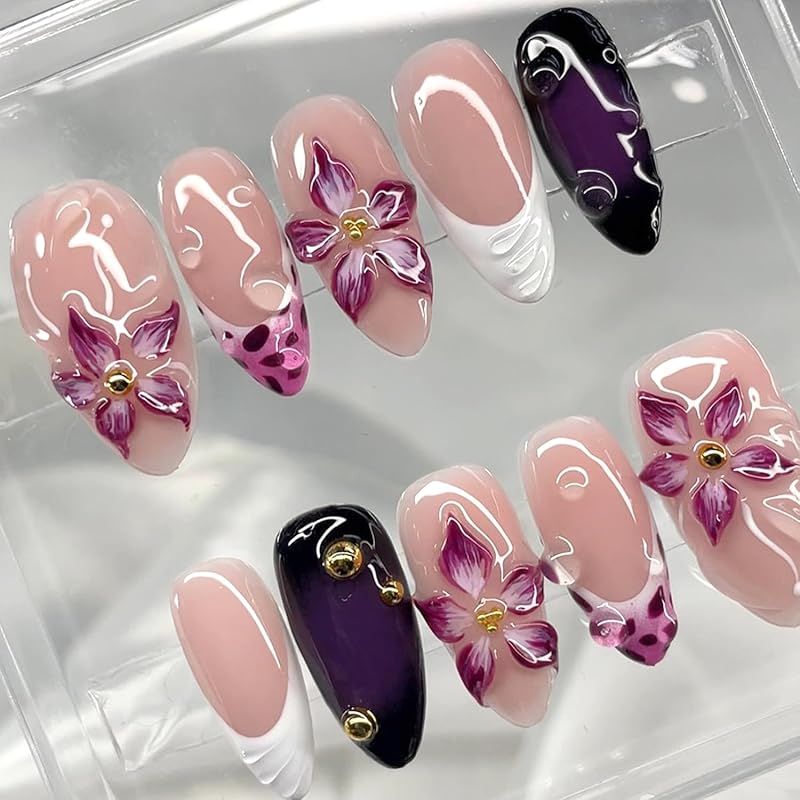 30Pcs Cute Turkey Press on Nails Short Oval Fake Nails Thanksgiving False Nails Turkey Straw Designs Stick on Nail Fall Leaf Acrylic Nail Orange