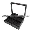 Retro Edition Black Walnut 10-Slot Watch Display Box