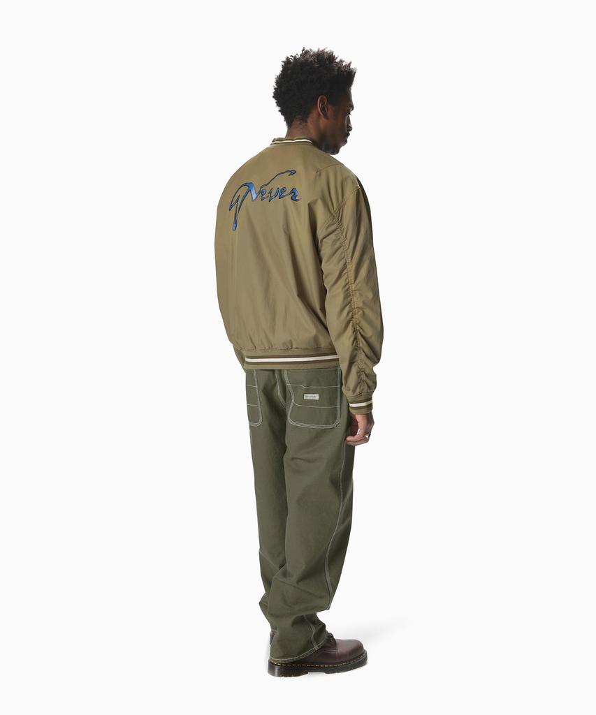 Thisisneverthat Ausgeblichene Stadionjacke Beige