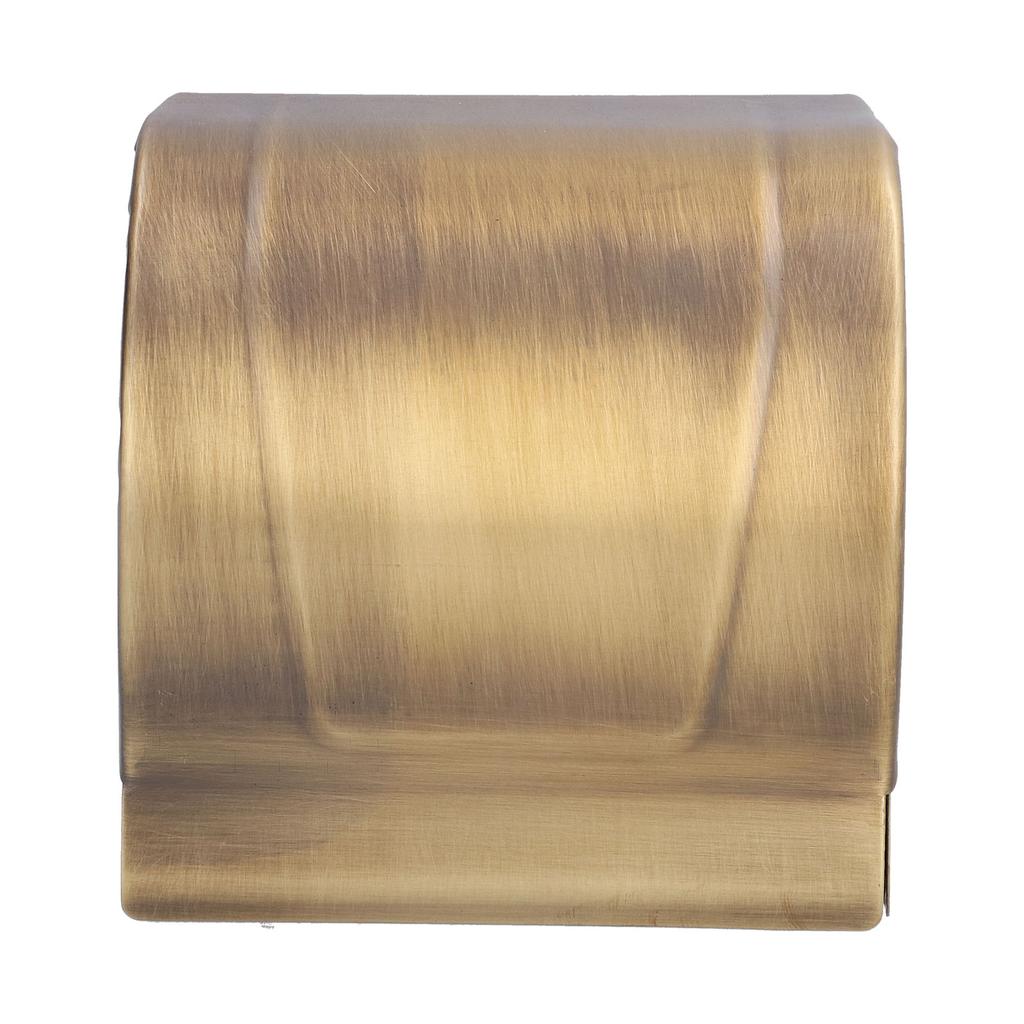 Paper Towel Dispenser Copper Antique Wall Mount Waterproof Paper Tissue Box Rack for Home Bathroom