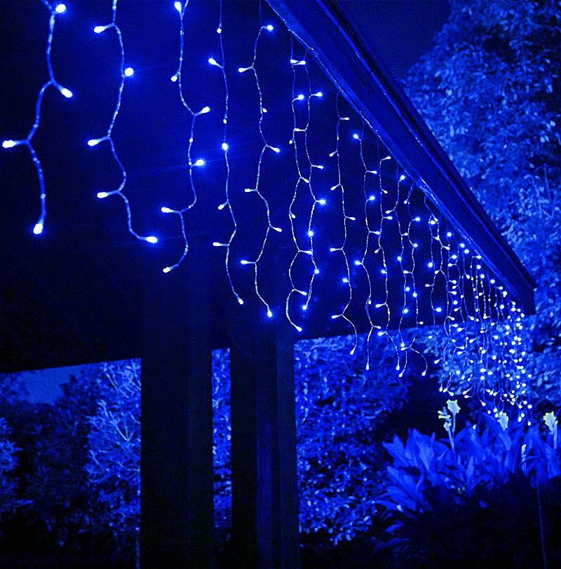 Waterproof LED Solar Fairy String Icicle & Waterfall Lights for Home & Outdoor Decoration