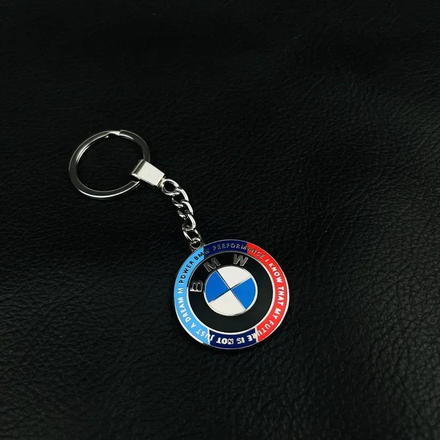 BAGV1 2026 Car Sticker Car Logo Emblem Keychain Key Ring 50th Anniversary for BMW X1 X3 X4 X5 E46 E90 F20 E60 E39 F10 M1 M2 M3 M5 M6 E
