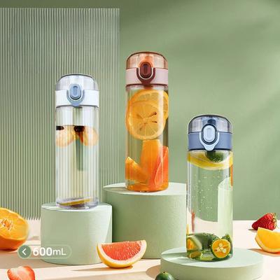 Portable Plastic Cup Student Water Cup Large Capacity Portable Handle Cup High Temperature Resistant Good-looking Outdoor Travel Sports Bottle