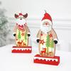 Creative Wooden Christmas Ornaments Durable Christmas Decoration Party Supplies