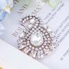 China Factory New Small Sew-On Rhinestone Appliques for Dress Crystal Decoration Sashes Flower Shape Handmade