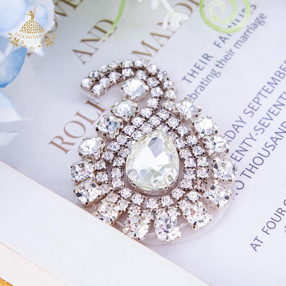China Factory New Small Sew-On Rhinestone Appliques for Dress Crystal Decoration Sashes Flower Shape Handmade