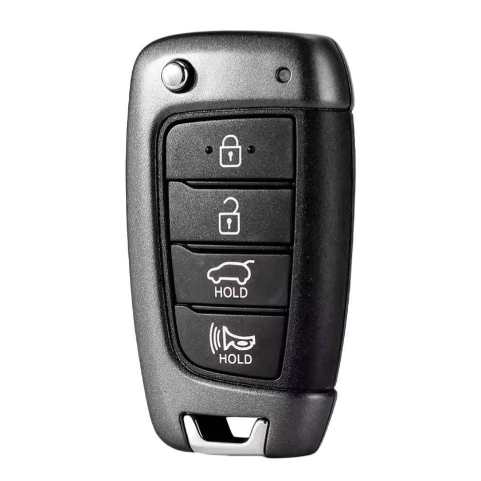 Xjmynb For Hyundai Accent Kona Tucson Elantra Accent Solaris Verna + Flip Smart Remote Key Shell Case Fob 2/3 Buttons
