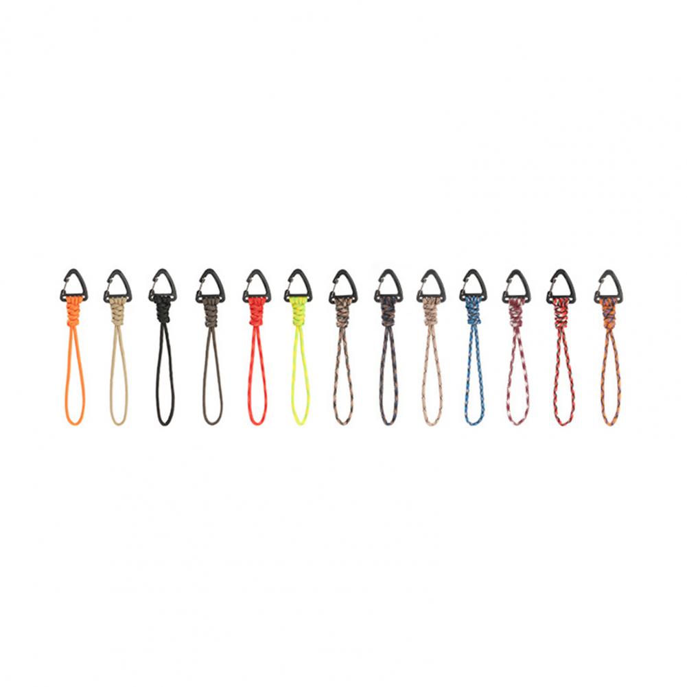 Key Lanyard Strong Load Bearing Anti-break Fall-Resistant Anti-lost Tear-resistant 7-Core Parachute Cord Key Rope Outdoor Suppli