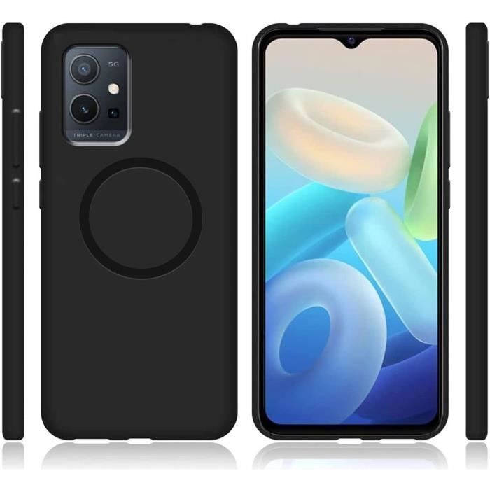 Coque de protection - Vivo - Y55 5G - Silicone - Antidérapante - Mat Noir
