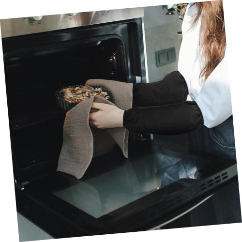 OUNONA 4-Pair Waterproof, Oil-Resistant, and Convenient Kitchen Protective Arm Sleeves