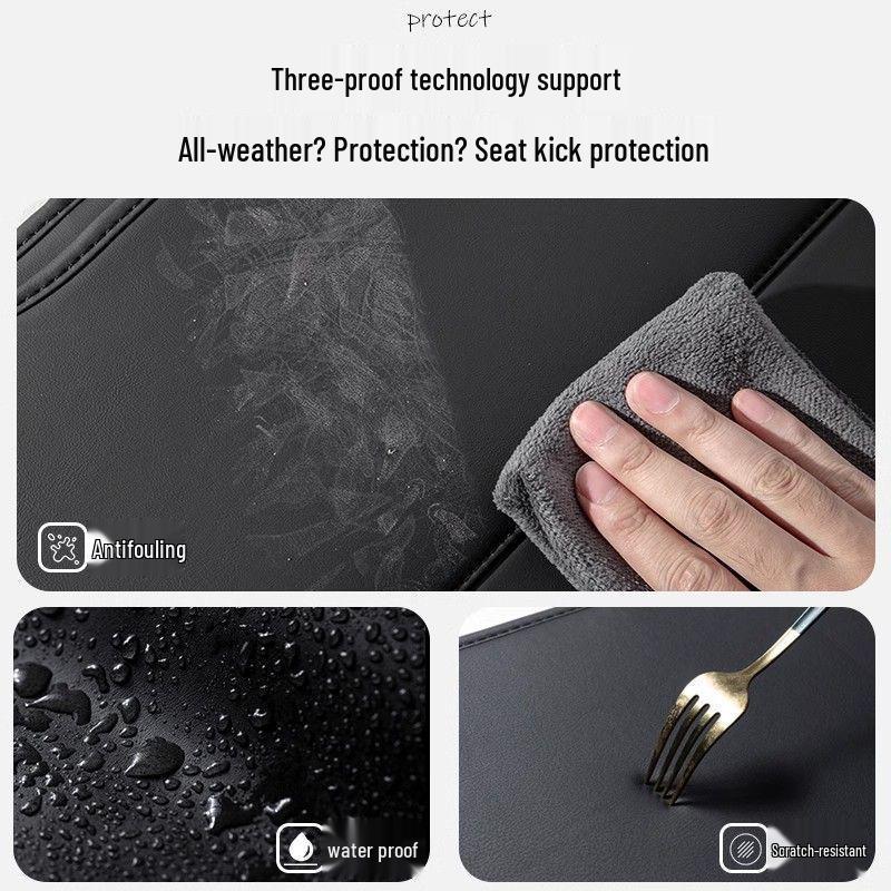 Rear Seat Anti-Kick Mats for BYD Models: Seal 06, Sea Lion 07, Han, Tang, Seagull, Yuan UP, Yuan Plus, Qin L