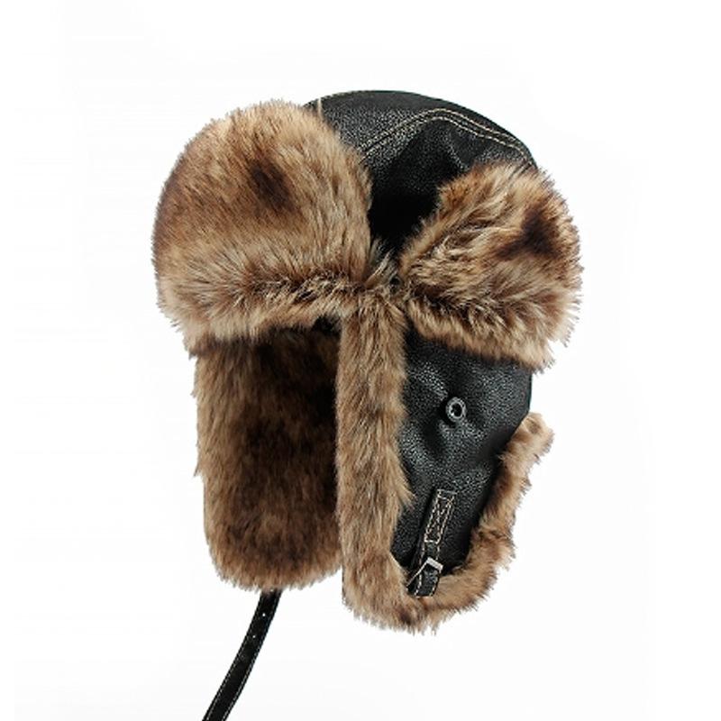 Thunderhead Cap Men's Fall and Winter Warm Cotton Cap Children's Mask Cap Plush Ear Protection Cycling Cap Europe and The United States
