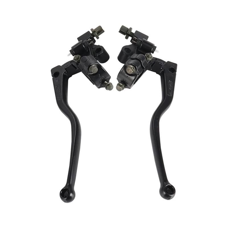 Black Aluminum Alloy Handlebar Clutch Lever for Pit Bike Dirt Bike Motorcycle ATV - Brake & Clutch Lever Cable Front Bra