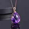 BELLA BOX Luxury Drop Shaped Large Pendant Women's Fashion Clavicle Chain Fine Jewelry New Trendy