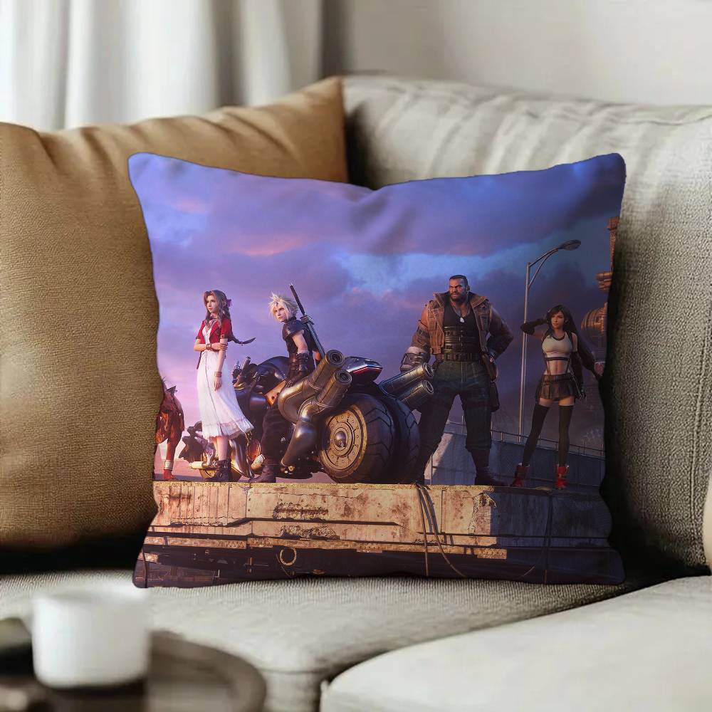 Classic F-Final Game F-Fantasy Personalized Pillow Cover Kids Bedroom Wild Party Decor Pillowcase kid Birthday shower Gift