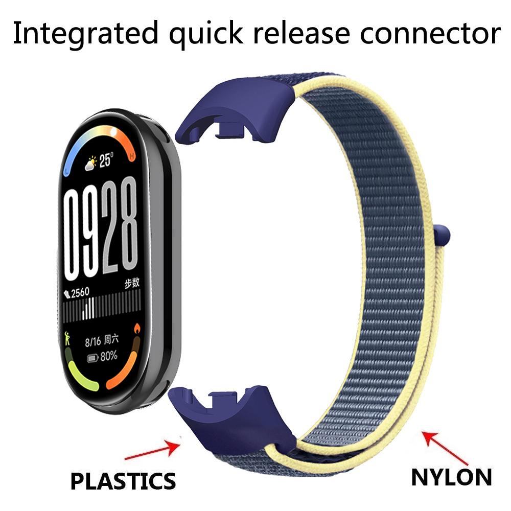 Nylon-Schlaufenarmband für Mi Band 10 9 8 Armband Uhrenarmband Smartwatch Sport pulsera Armband Riemen miband 10 9 nfc Armband
