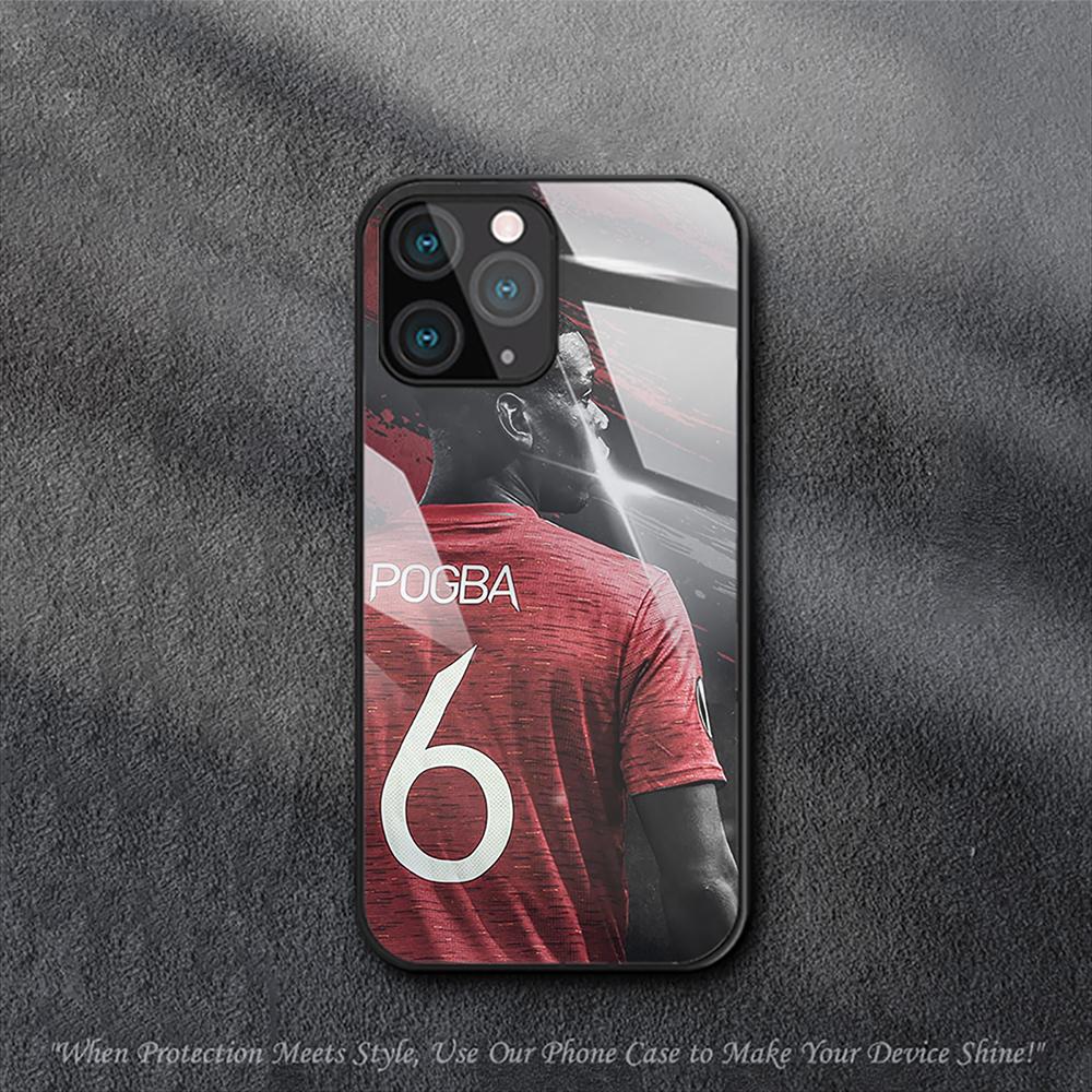 Paul Pogba 6 Soccer Case For iPhone Samsung Galaxy Redmi Note S 17 16 15 14 13 20 24 25 54 Pro Max Ultra Fe Air Tempered Glass Cover