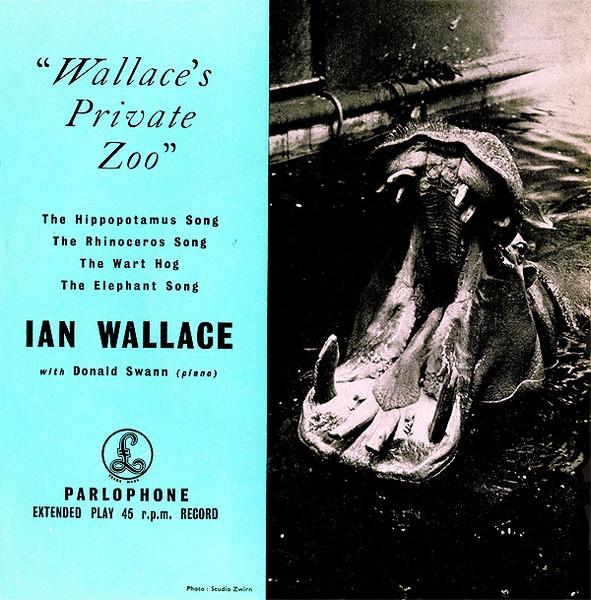 7-дюймовая пластинка IAN WALLACE DONALD SWANN Wallaces Private Zoo GEP8581 Parlophone 1956 Великобритания Поп Б/у