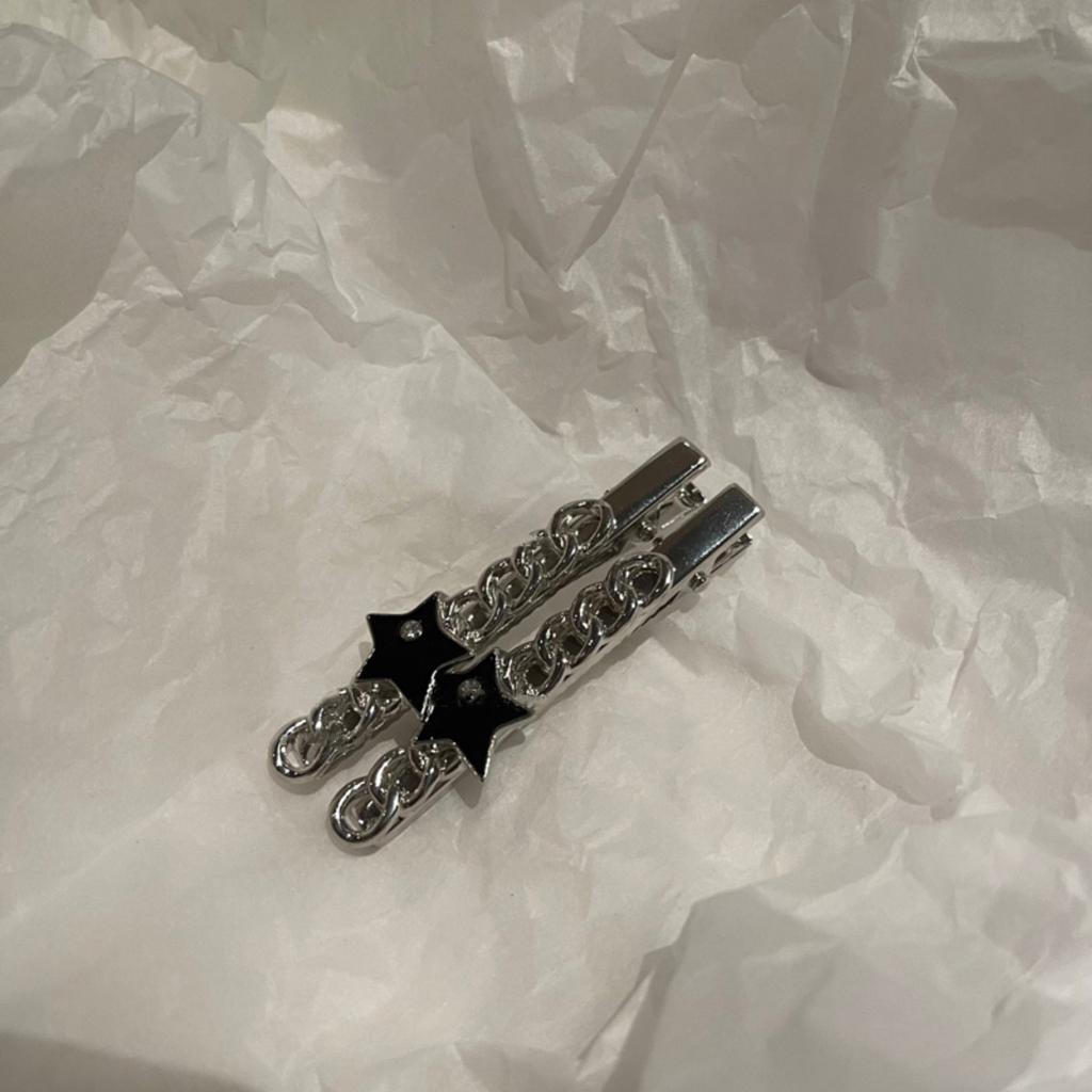 Sweet Cool Bow Metal Small Hairpin Side Ear Clip Forehead Traceless Bangs Broken Hair Clip Hairpin Hair Accessories