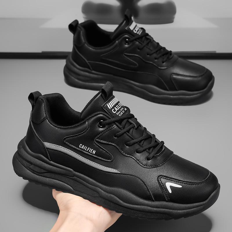 Autumn men s shoes new breathable little white shoes men s trendy versatile platform sports shoes casual shoes 44