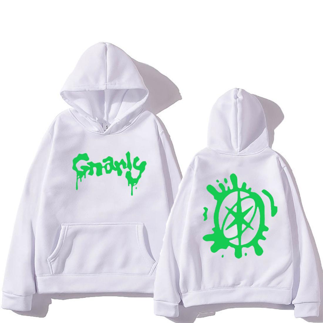 

Katseye Merch Gnarly Printed Hoodie Men Women Casual oversized hoodie streetwear vintage Fleece Long sleeve clothes XL