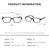 BLMUSA Wide Oversized Reading Glasses Ultralight Anti Blue Light Myopia Frame TR Myopia Customization Glasses Big Faces for Men