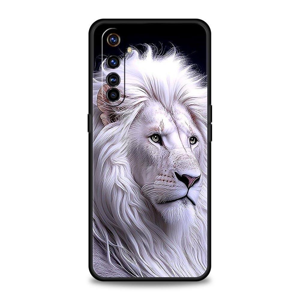 Soft TPU Case For Realme C67 C63 C55 C53 C25 C21 10 11 12 13 GT 2 3 5 Pro Plus 5G Shockproof Phone Cover The Lion Fundas Capas