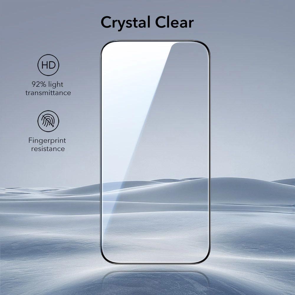 Szkło hartowane ESR UltraFit Tempered Glass 2-pack na iPhone 17 Pro - przezroczyste