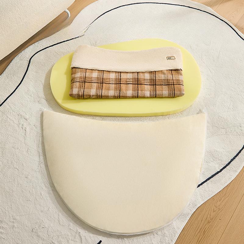 Winter Warm Pet Dog Kennel Medium-sized Dog Removable and Wash Dog Mat Semi-enclosed Security Winter Villa House