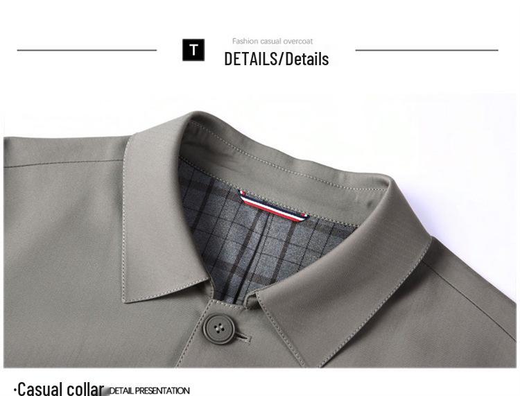 Men's Casual Spring & Autumn Business Jacket 2025 - Middle-aged Lapel Style