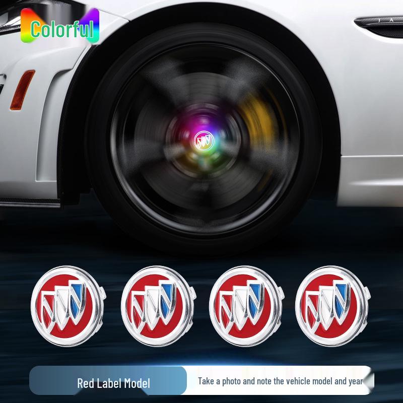 Compatible Magnetic Levitation Hub Lights for Buick: Excelle, Verano, LaCrosse, Enclave, Envision, GL8 - Luminous Tire Lights.