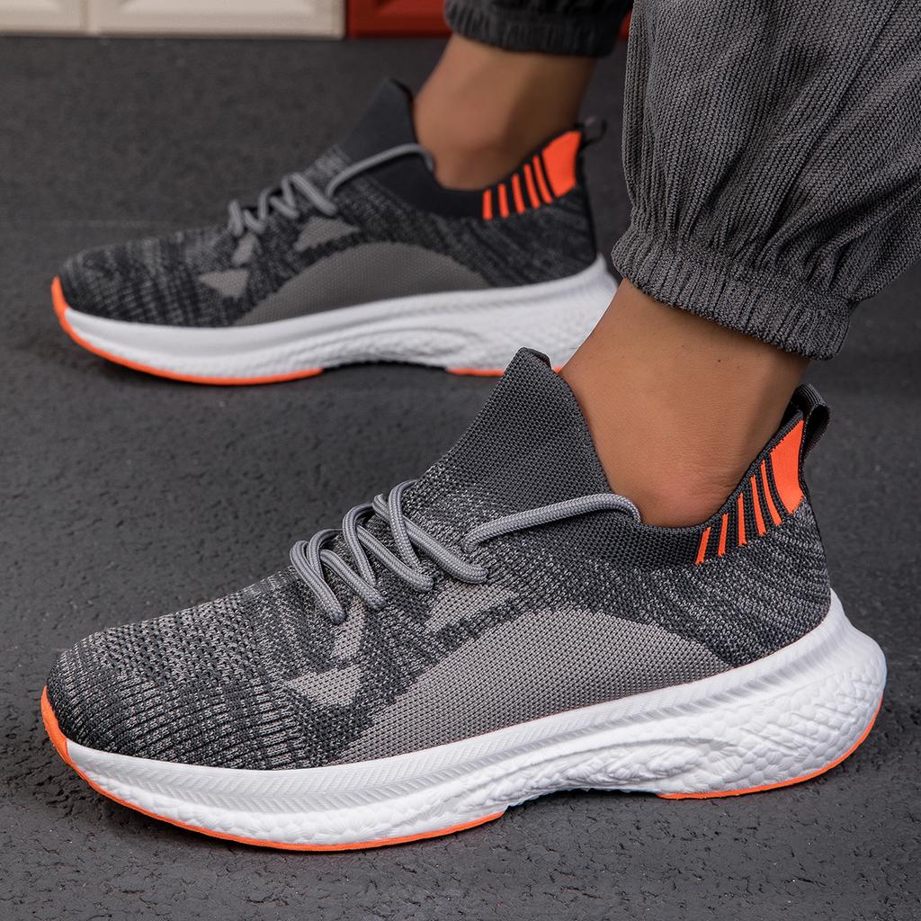 Running Shoes Men Mesh Lightweight Breathable Flat Sneakers Summer Footwear 2025 Trendy Outdoor Gym Jogging Shoes for Men