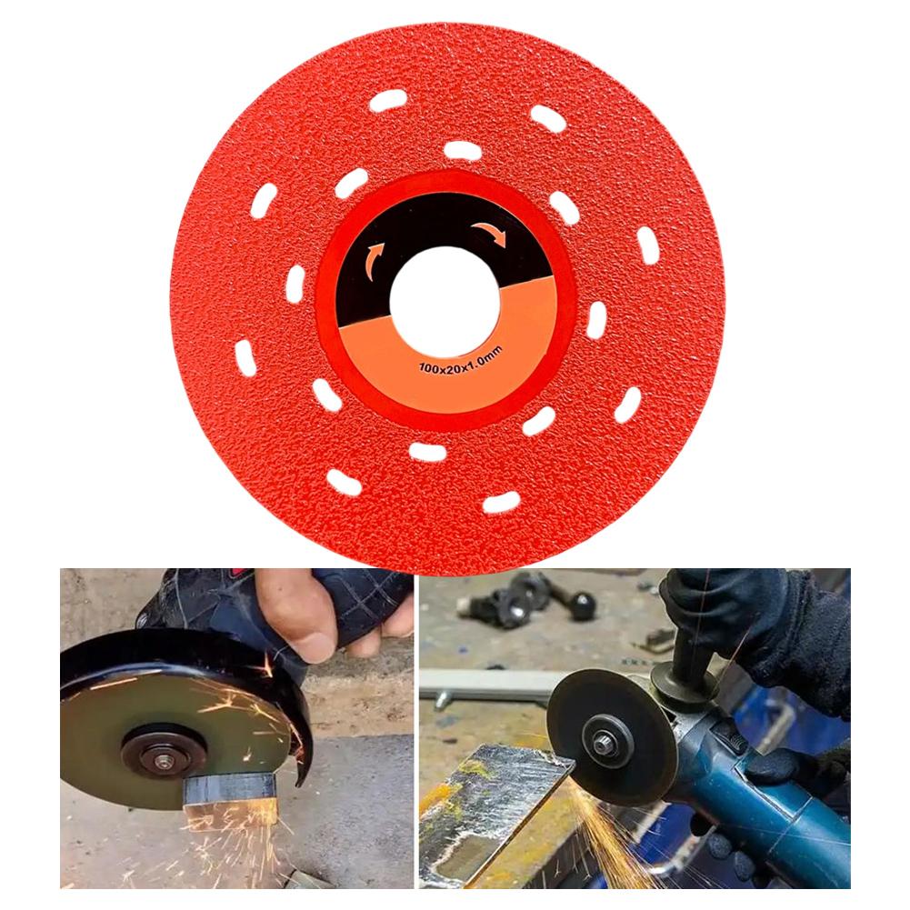 Construction Tasks Cutting Discs 4 Inch Cutting Wheel Metal 100x20mm Compatible With Angle Grinders High-density Emery Material