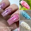 1/6Pcs 8ML Dried Flowers Gel Nail Polish Soak Off UV/LED Natural Floral Petal Nail Glue Varnish Long Lasting Women Clear DIY Nail Art Painting Gel