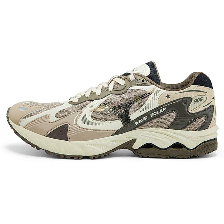 Mizuno Wave Solar Unisex Running Shoes Ochre Grey D1GH213505 40