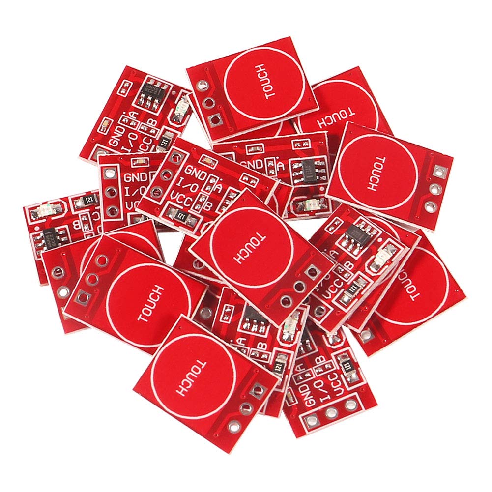 20PCS TTP223 Capacitive Touch Switch Button Sensor Module Self Locking for Arduino…