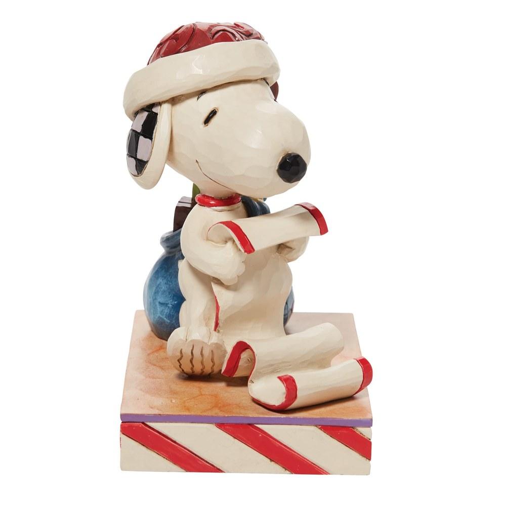 Enesco Jim Shore Santa Snoopy List and Bag Christmas 6010323
